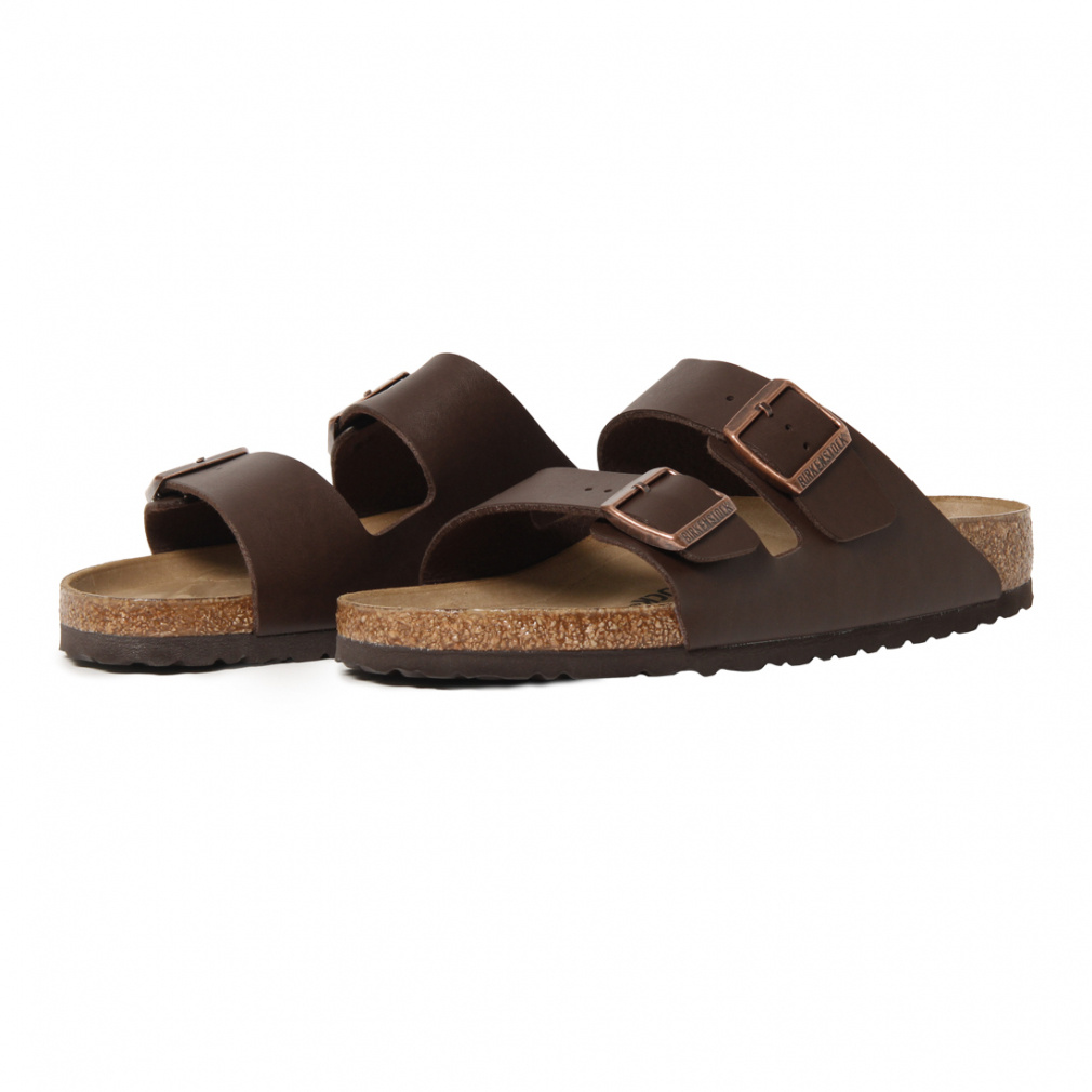 値下 新品　BIRKENSTOCK DARK BROWN 26.0 Arizona Natural Leather Dark Brown | BIRKENSTOCK