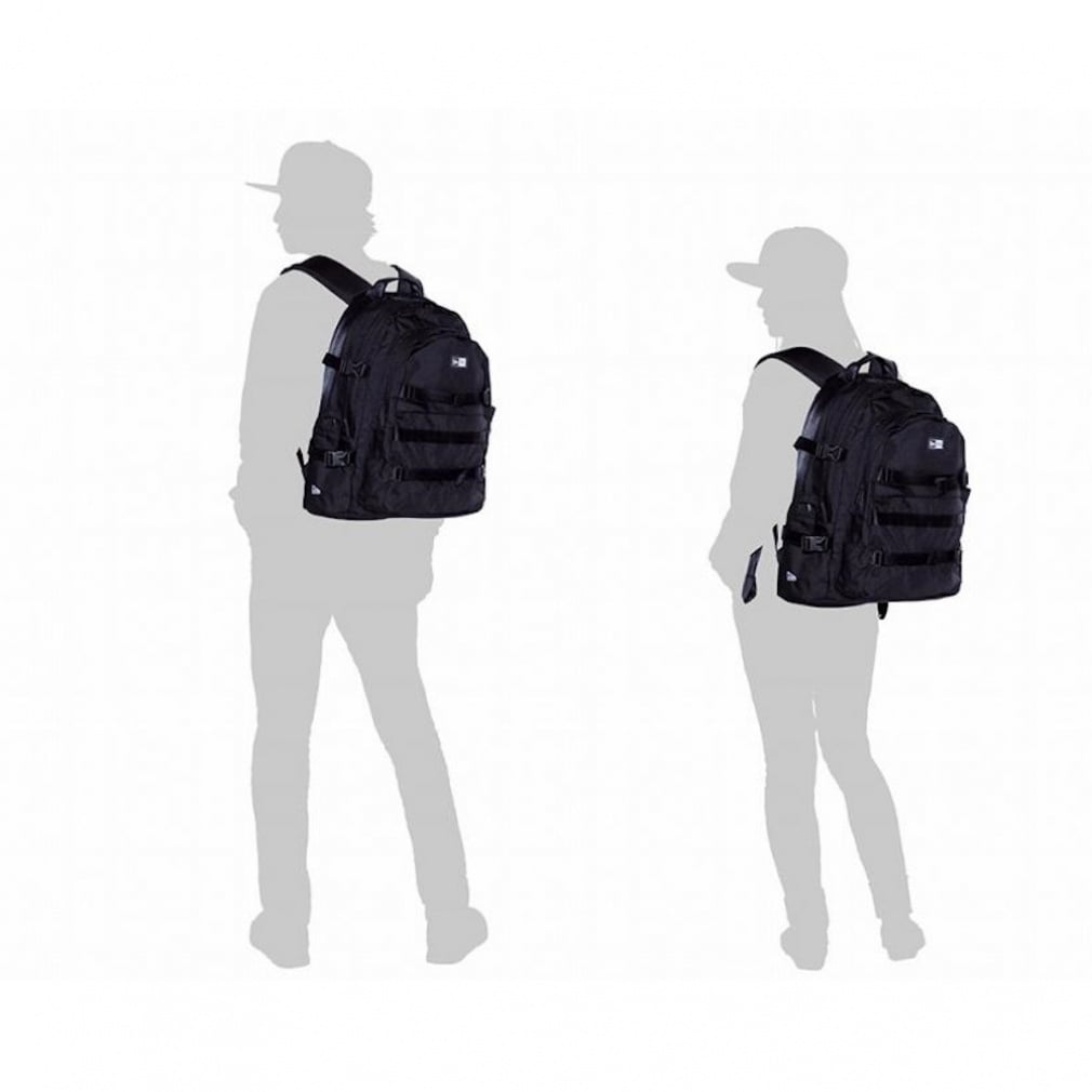 ニューエラ CARRIER PACK NE PRNT BLK WHI 251 14521347 BLK バック