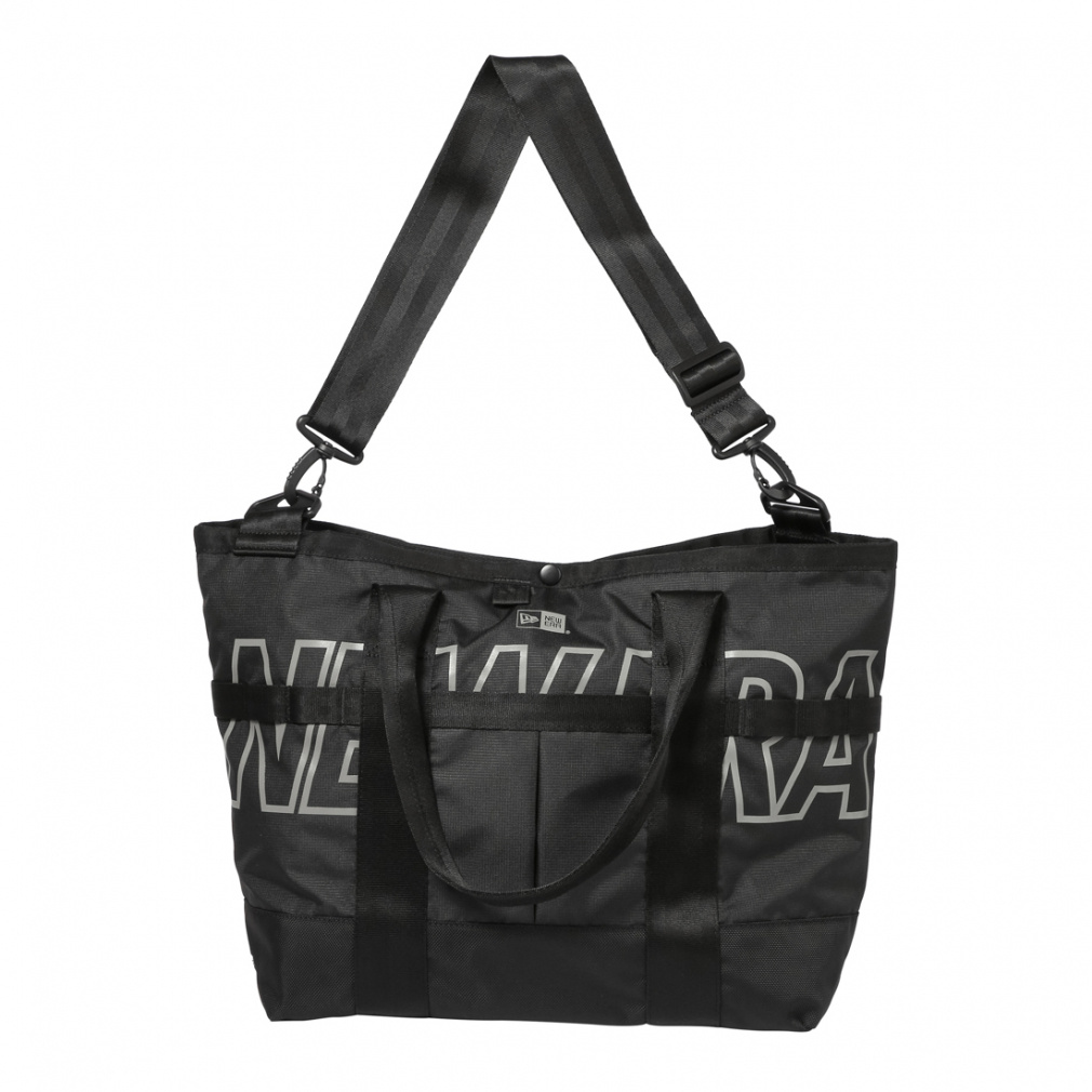 ニューエラ TOTE BAG 150D NE LOGO BLK REF 14750840 BLK トートバッグ