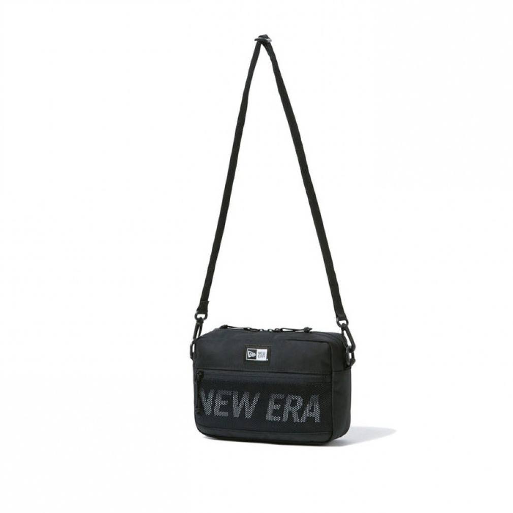 ニューエラ SHOULDER POUCH L BLK NEW ERA WHI 251 14521315 BLK