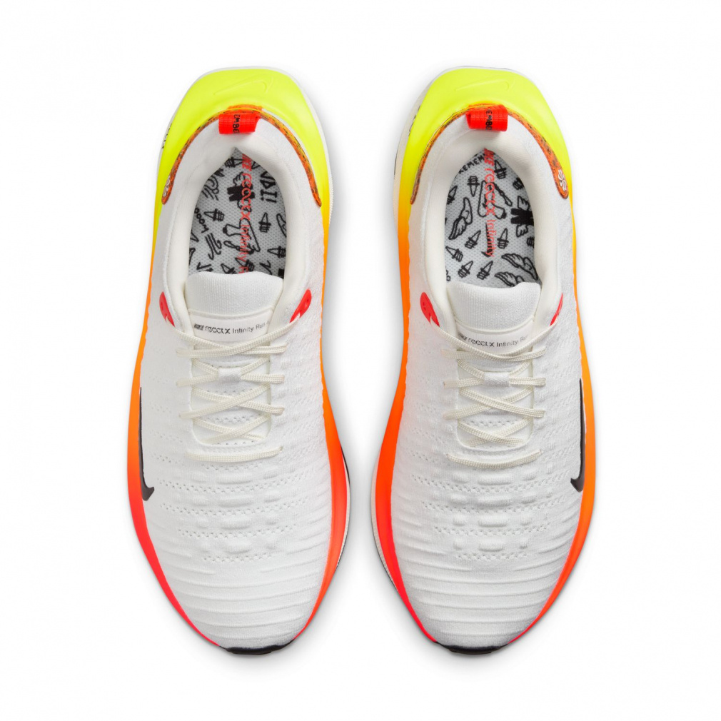Nike インフィニティラン4 スニーカー ホワイト/オレンジ/ブルー SALE】ナイキ NIKE WS リアクトX インフィニティラン 4 ブルー