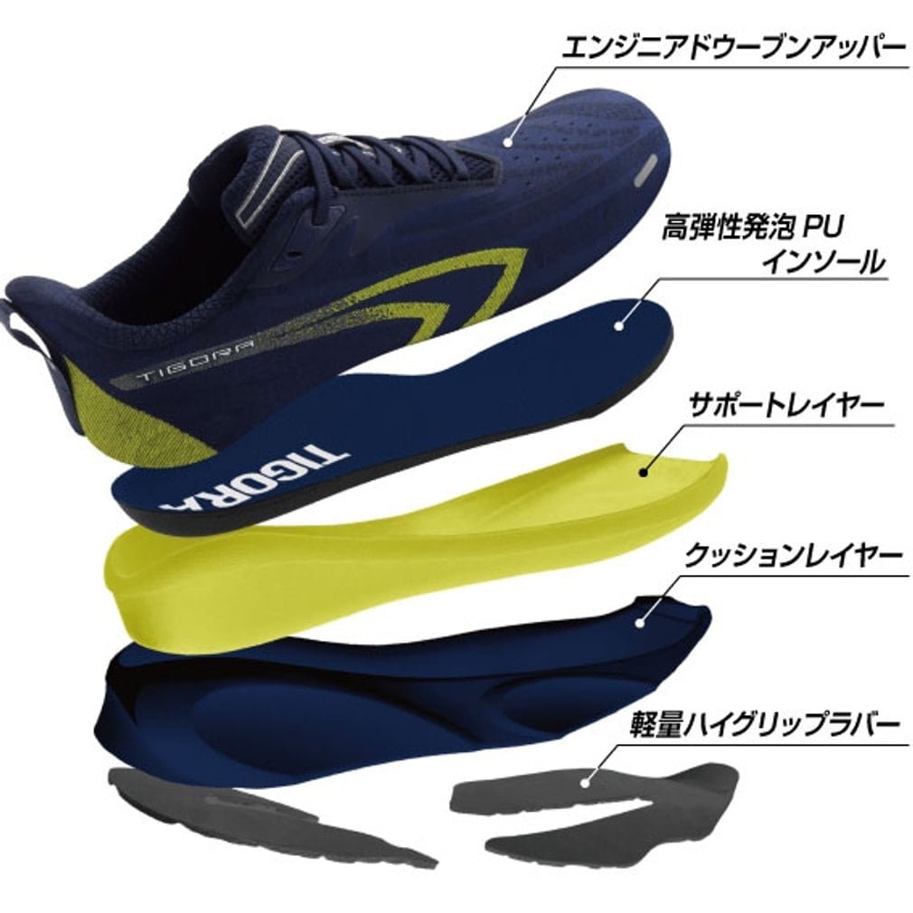 らる ティゴラ ランニングシューズ FT5/36 KA メンズ レディス 陸上