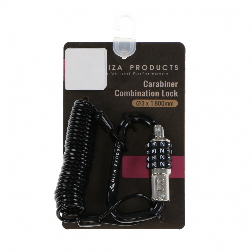 ギザプロダクツ カラビナ コンビネーションロック 3x1800mm LKW21900