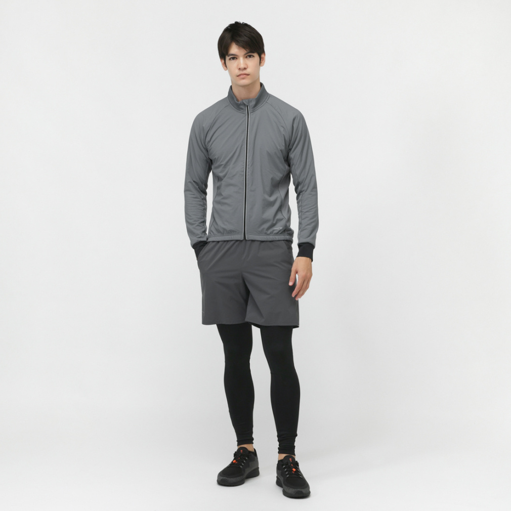 グレー サイクルジャージ LARGEサイズ ハイブリッドサイクルジャージ｜Alpen Online