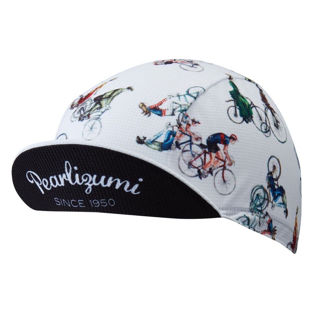 パールイズミ バイシクル 帽子 プリント サイクル キャップ R474 PEARL