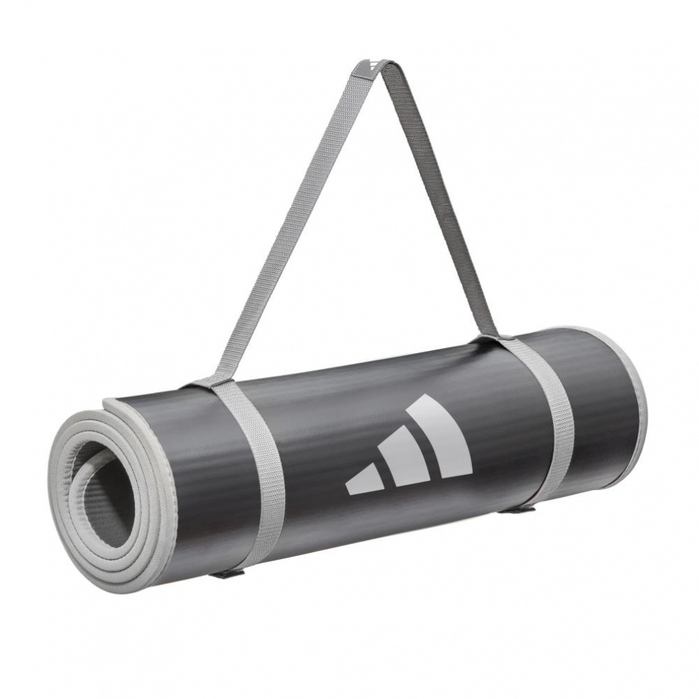 マットグレーでアイアンな極太鉄脚♪ 50×150×650mm 己型 4脚ver. アディダス ADMT12235GR ヨガマット トレーニング ストレッチ adidas