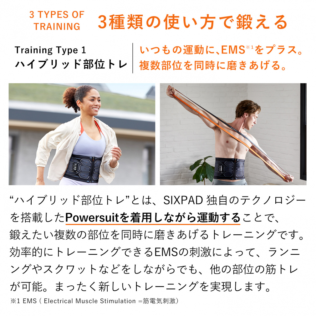 エムティージー フィットネス小物 SIXPAD POWERSUIT COREBELT L SE