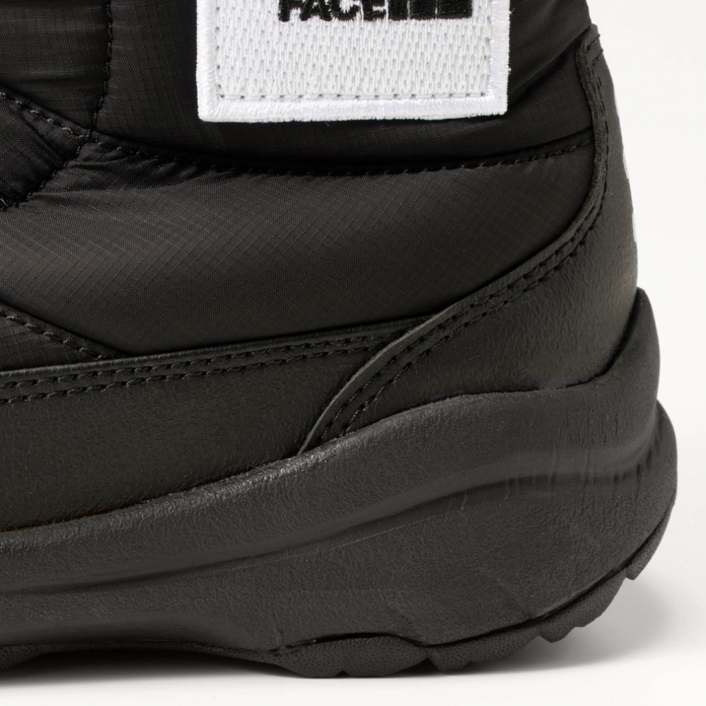 K Nuptse Bootie Logo Short : ブラック×ホワイト｜Alpen Online