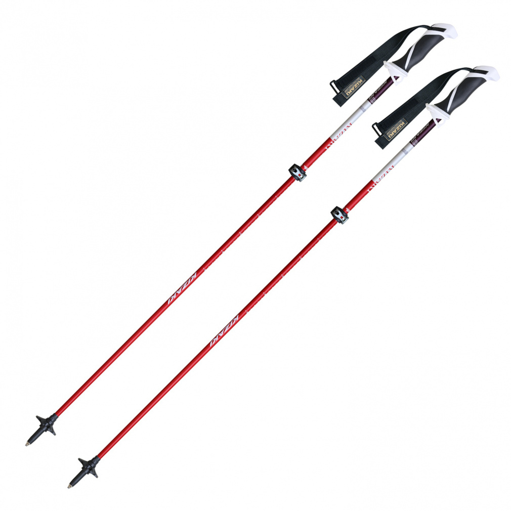 キザキ バリアスTL14 KPBD-9001 メンズ スキー ポール ： レッド
