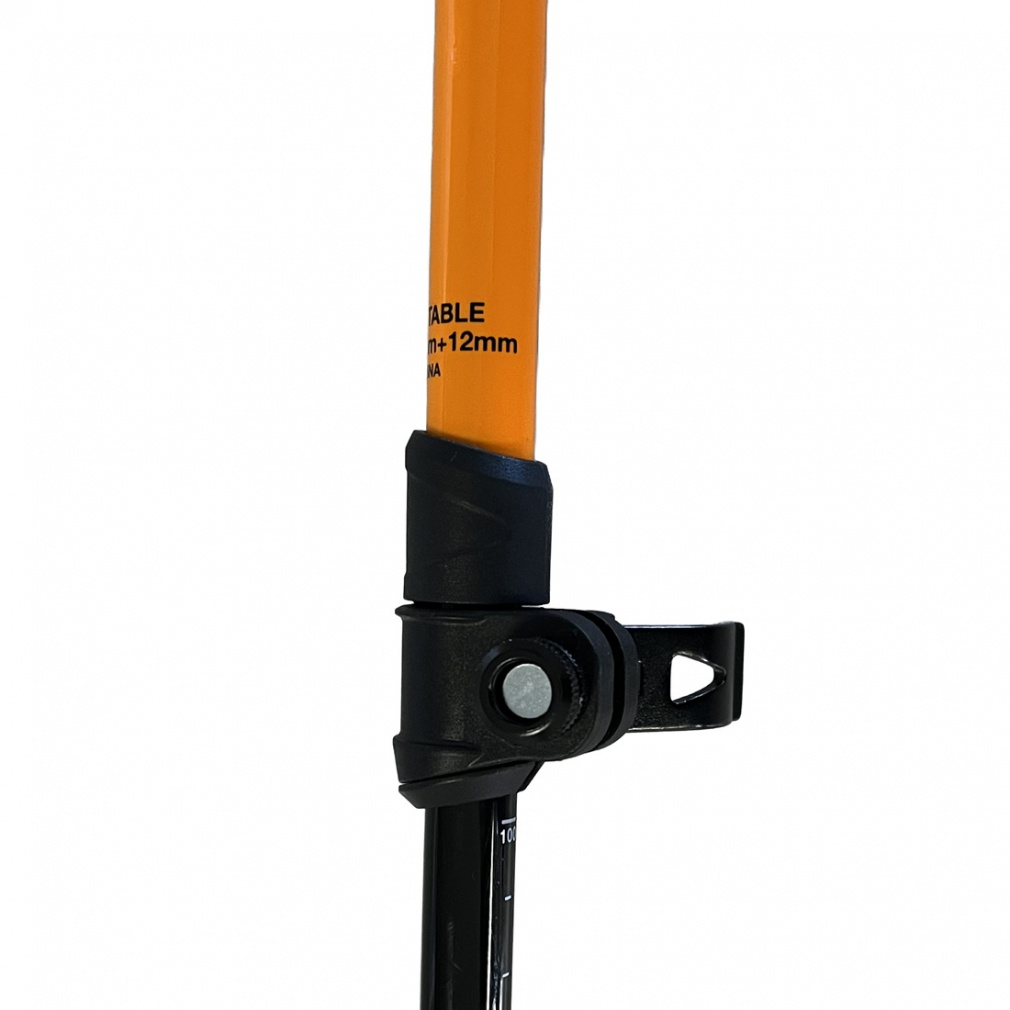 ハート CA-AJS _ オレンジ_カーボンAJS メンズ スキー ポール