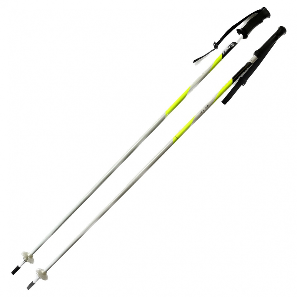ハート クエスト メンズ スキー ポール : ホワイト×イエロー HART