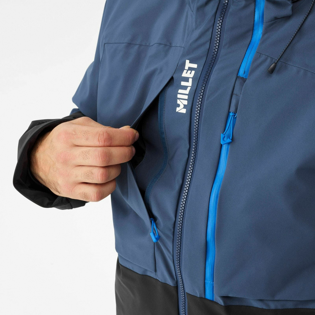 ⭐︎美品⭐︎Mサイズ スキーウェア デニム生地風 スキーウェア ジャケット SKI S.I.O INSULATED JACKET DW4FJK54U RE