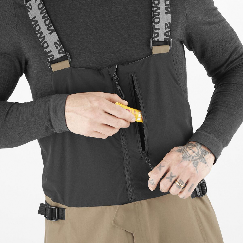 サロモン メンズ スキー パンツ アブソリュート ビブ_ABSOLUTE BIB M