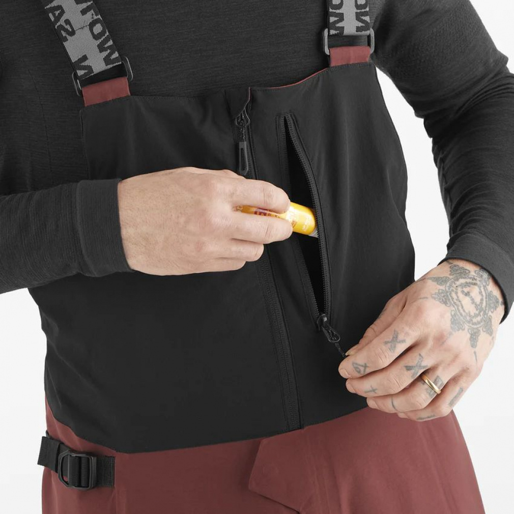 サロモン メンズ スキー パンツ アブソリュート ビブ_ABSOLUTE BIB M