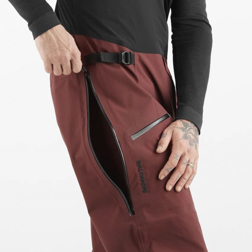 サロモン メンズ スキー パンツ アブソリュート ビブ_ABSOLUTE BIB M