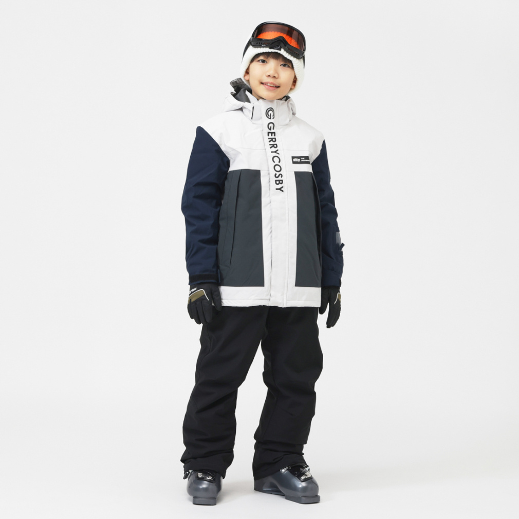 【希少レトロ】おまけ付♦ヒットユニオン㈱日本製✰スキーウェア上下✰size Ｏ✰ コスビー ジュニア キッズ 子供 スキー ウェア上下セット ボーイズ