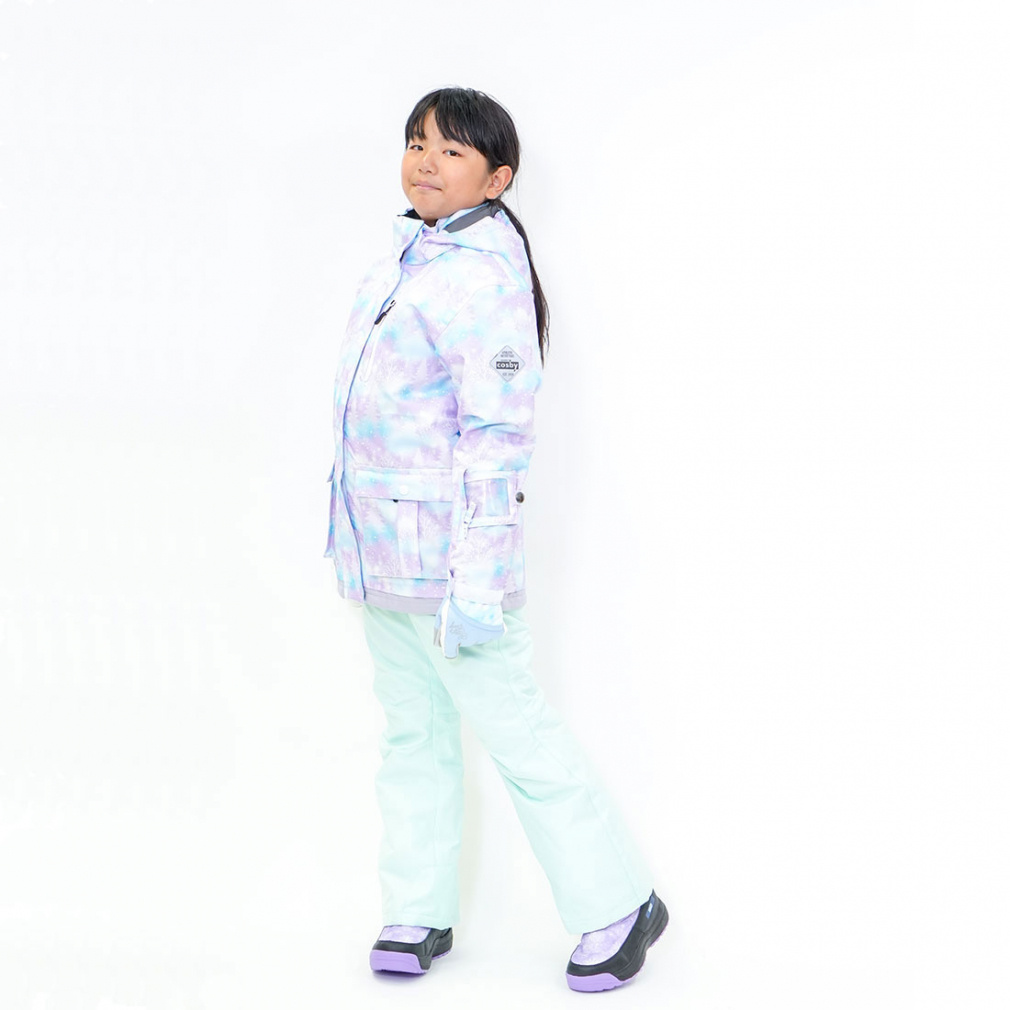 コスビー ジュニア キッズ 子供 スキー ウェア上下セット ガールズ