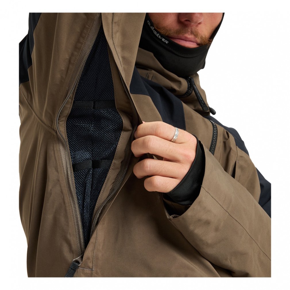 スノーウエアジャケット メンズM クイックシルバー メンズ スノーボード ジャケット FOREVER STRETCH