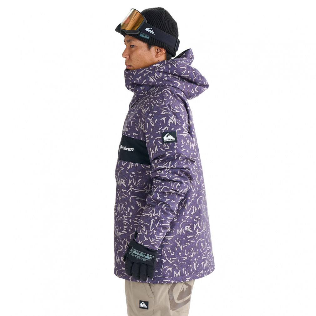 クイックシルバー メンズ スノーボード ジャケット MISSION PRINTED