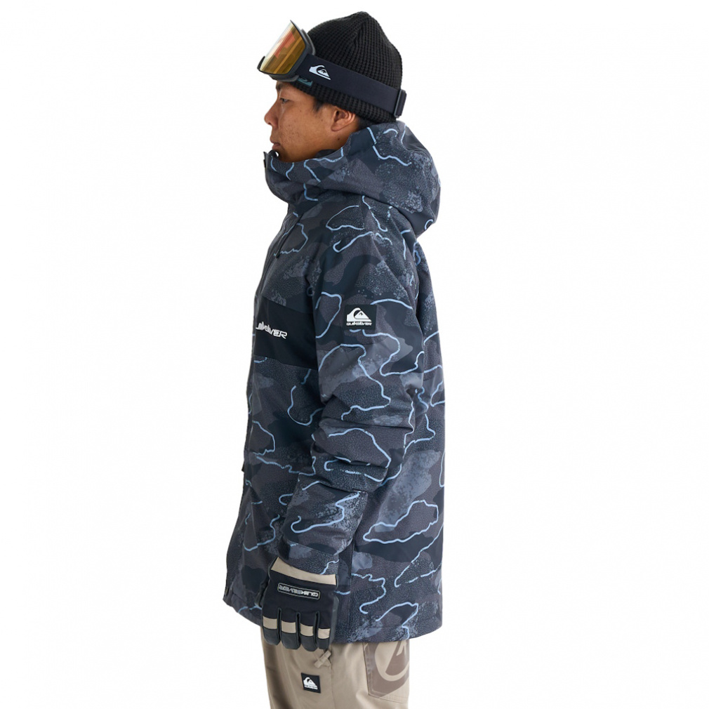 クイックシルバー メンズ スノーボード ジャケット MISSION PRINTED
