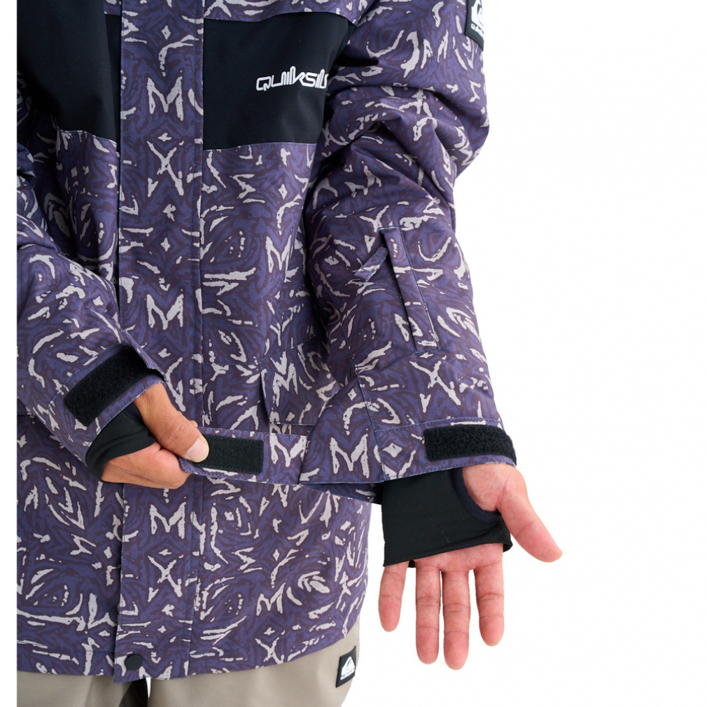 クイックシルバー メンズ スノーボード ジャケット MISSION PRINTED