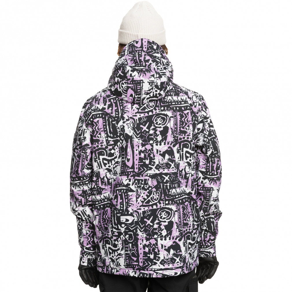 クイックシルバー メンズ スノーボード ジャケット MISSION PRINTED NP