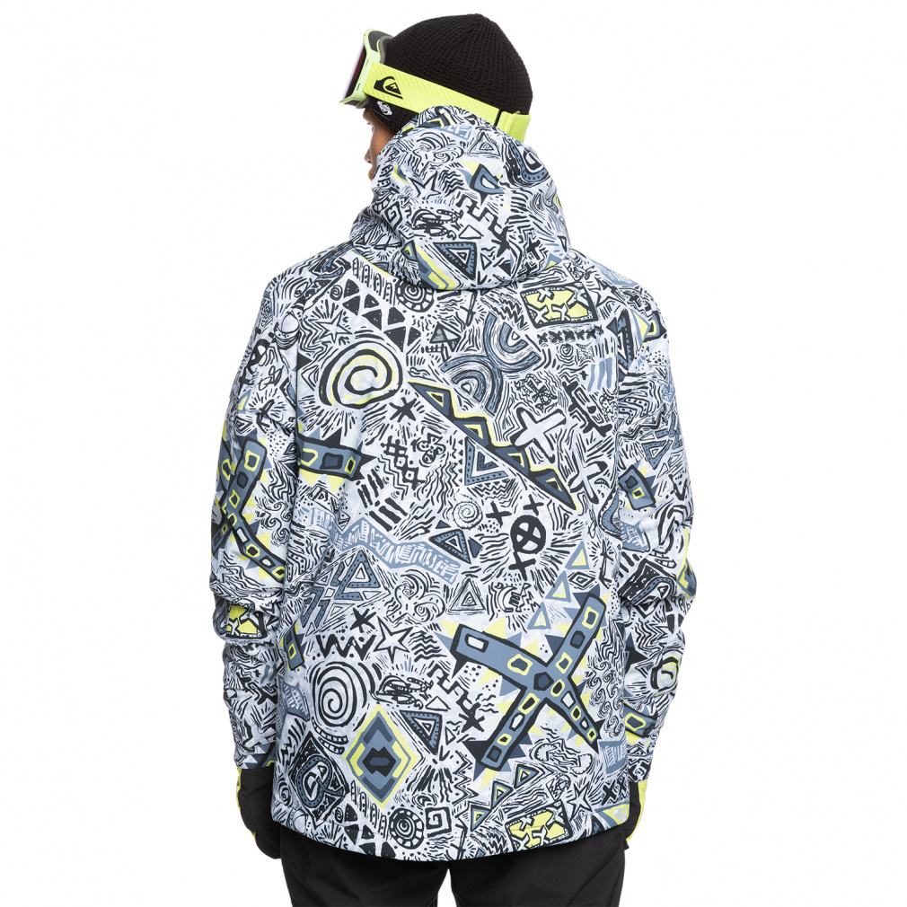 クイックシルバー メンズ スノーボード ジャケット MISSION PRINTED NP