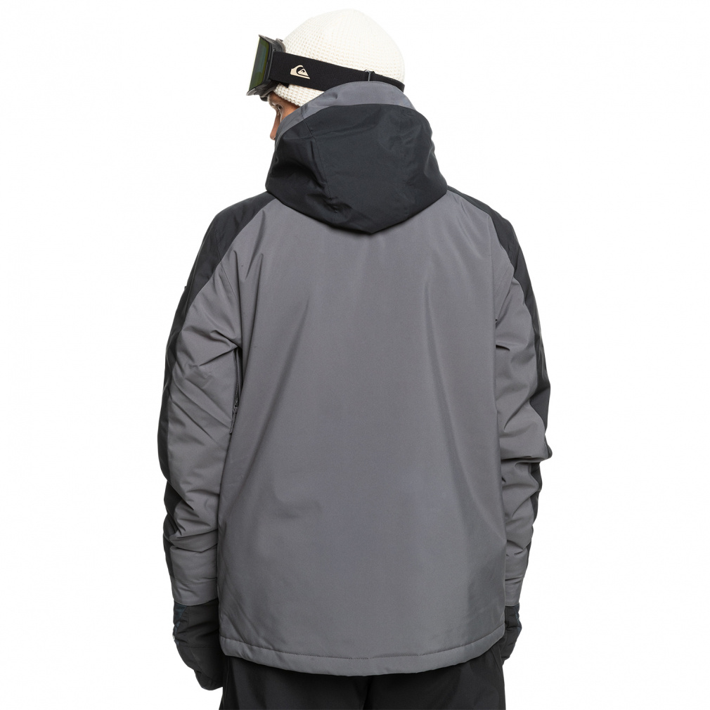 QUIKSILVER スノーボードウェア 上下セット スノーボードウェアメンズ Quiksilver（クイックシルバー） ネイビー/グレー スノーボード