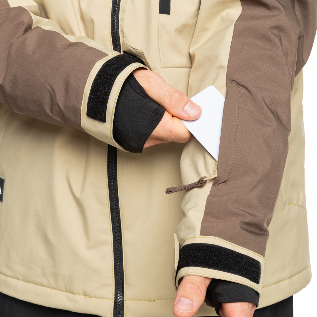 クイックシルバー メンズ スノーボード ジャケット MISSION BLOCK JK