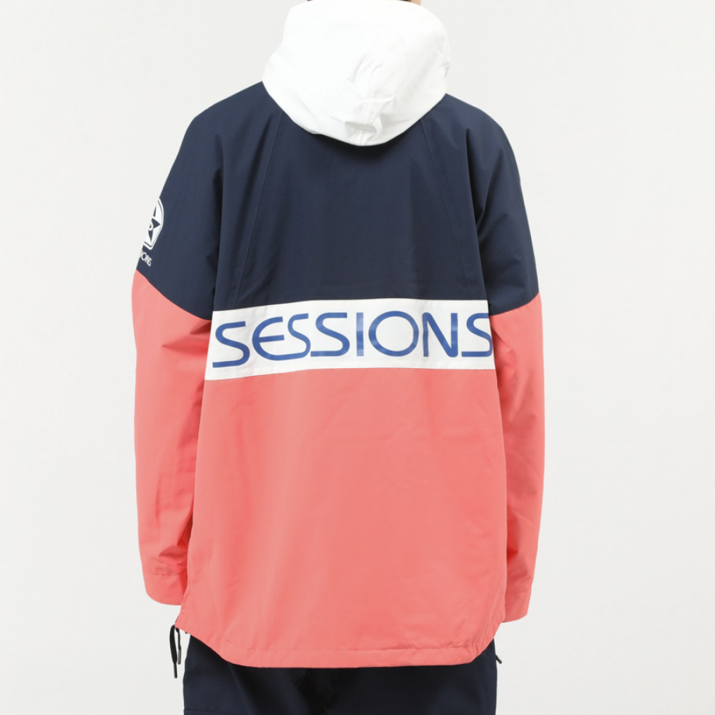 セッションズ メンズ スノーボード ジャケット CHAOS PULLOVER JACKET