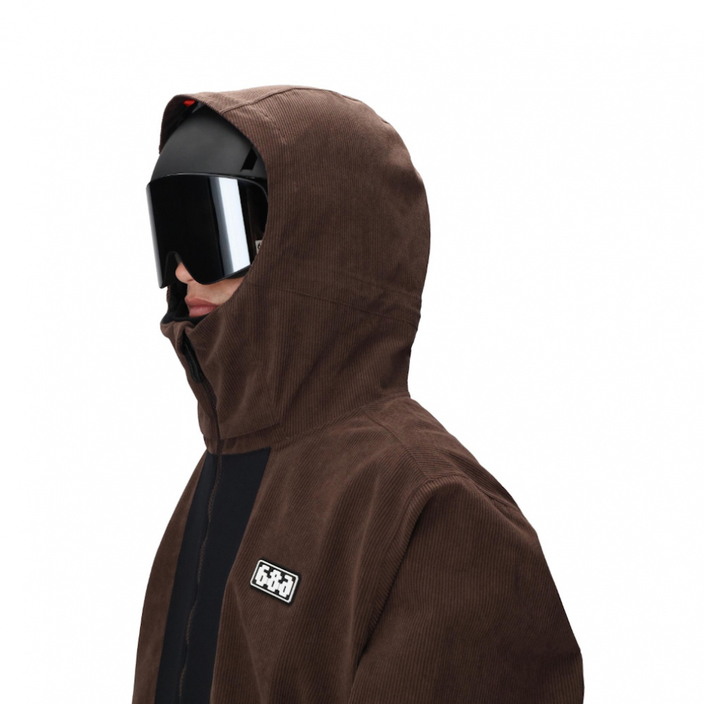 GETEMONTS アルルカンチェック・スエード・ジャケット シックスエイトシックス メンズ スノーボード ジャケット MENS Ghost