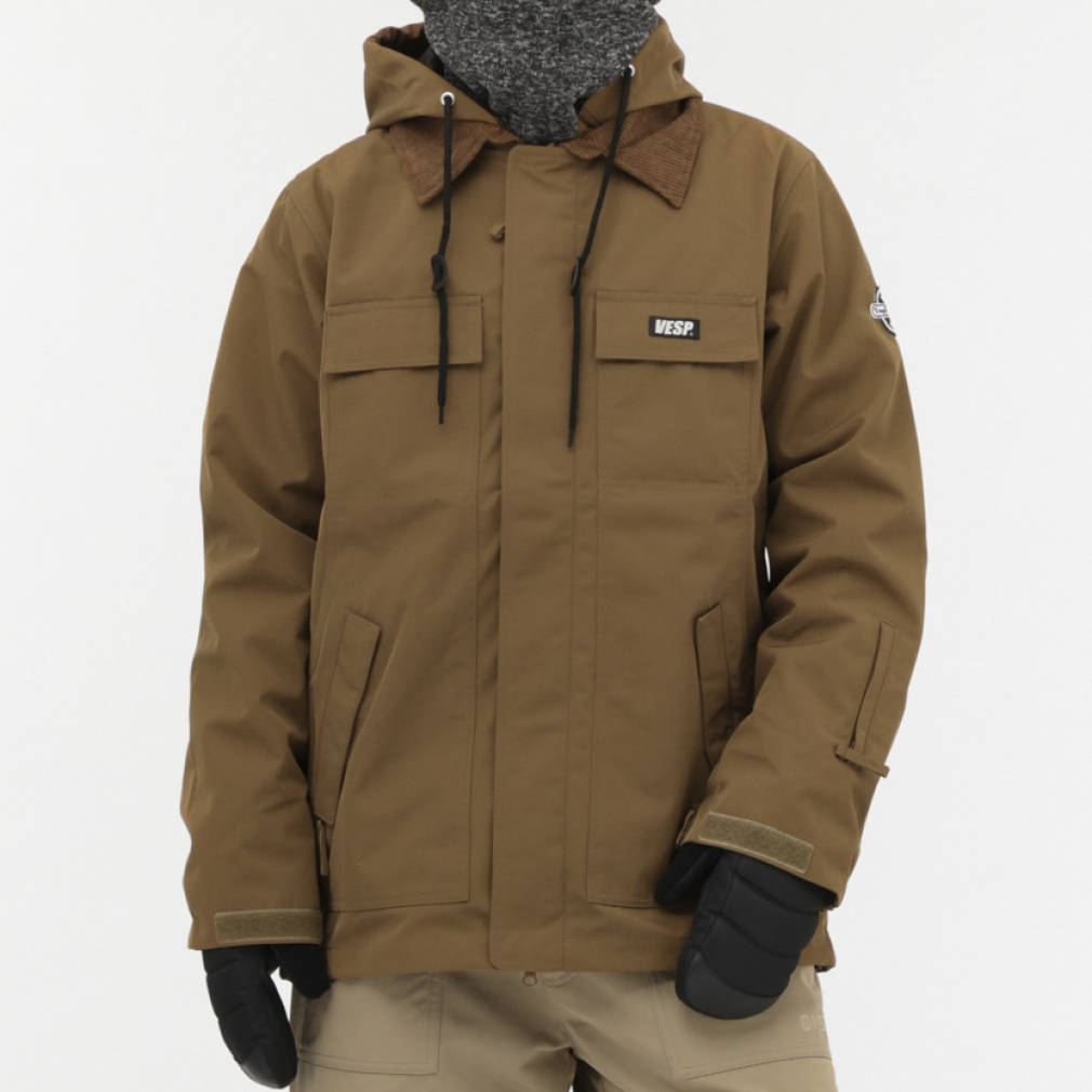 ベスプ メンズ スノーボード ジャケット TWOWAY WORK SHIRTS JACKET