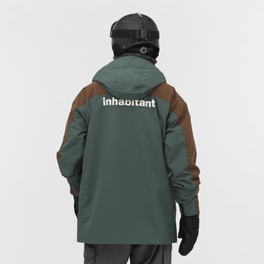 インハビタント メンズ スノーボード ジャケット INH FULL-ZIP JCKET