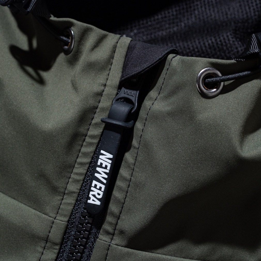 ニューエラ メンズ スノーボード ジャケット OD SNOW JKT WM LOGO OLV
