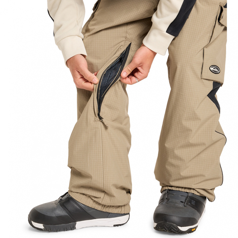 クイックシルバー メンズ スノーボード パンツ SNOW DOWN CARGO PT