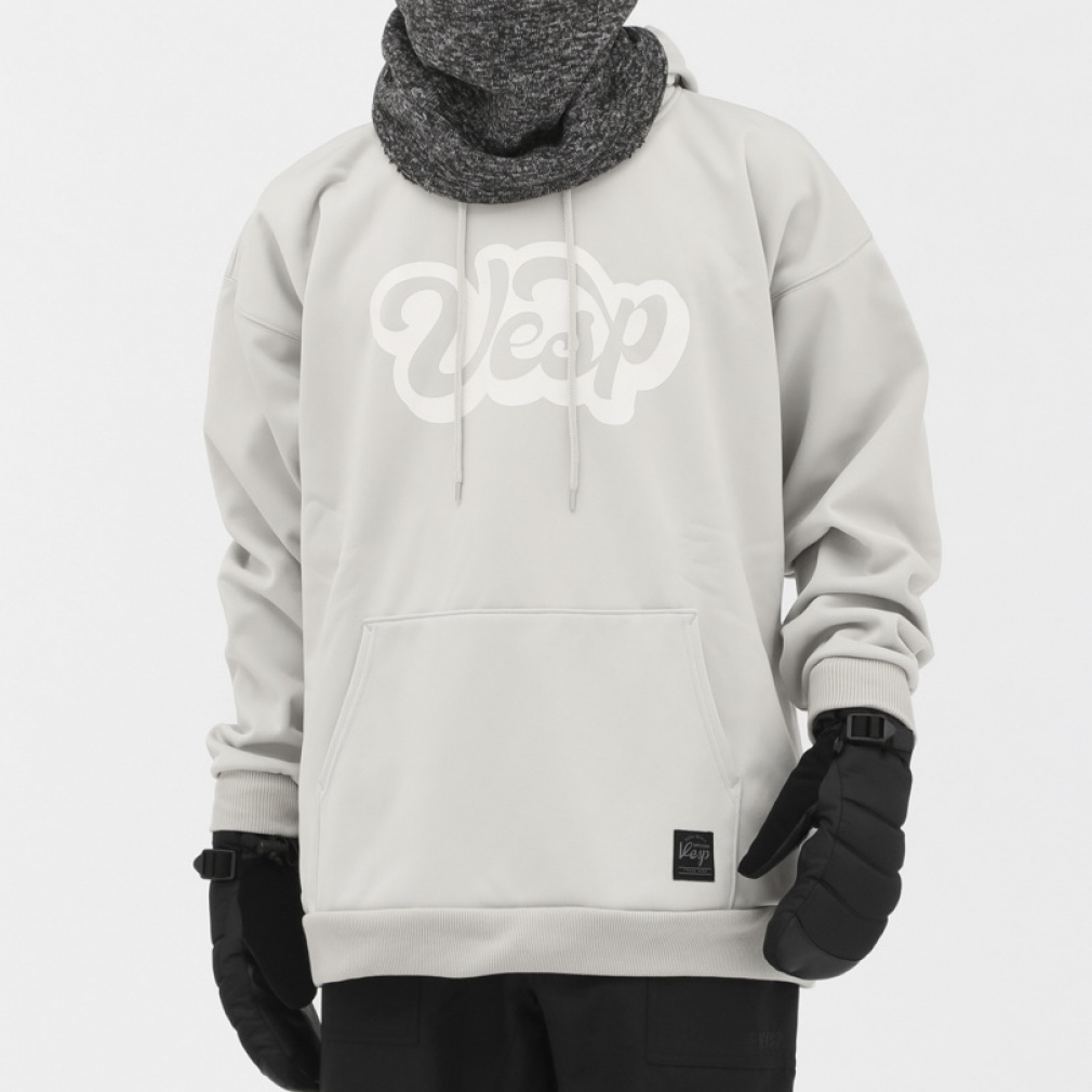 ベスプ メンズ スウェットパーカー BUBBLE LOGO BONDING PARKA