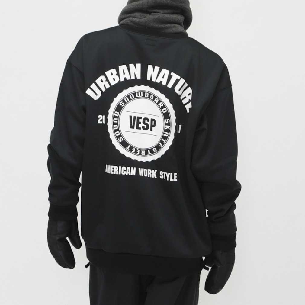 ベスプ メンズ スウェットトレーナー BACK MARKING BONDING CREW