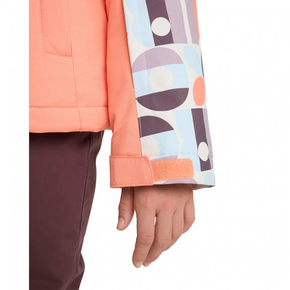 arnold palmer for girls スノーボードジャケット 星柄 2/2まで50%OFF SALE 2WAY星柄中綿アウター 9943K(90cm ホワイト