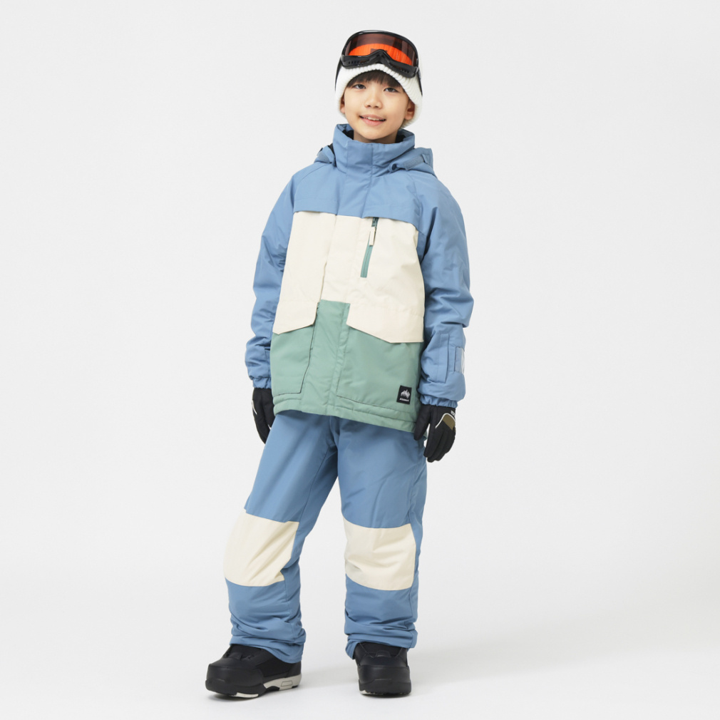 キスマーク ジュニア キッズ 子供 スノーボード 上下セットウェア