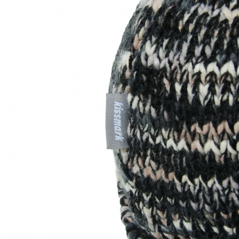 キスマーク レディース ニット帽 耳あて付きニット帽子 KM-5C025