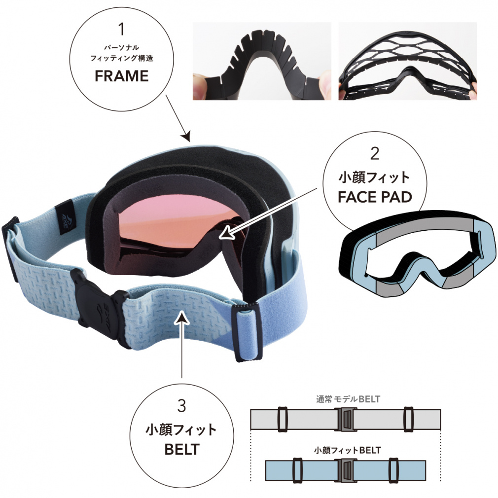 アックス アックス ゴーグル 偏光 AX800-XSP BE_AXE GOGGLES 800-XSP