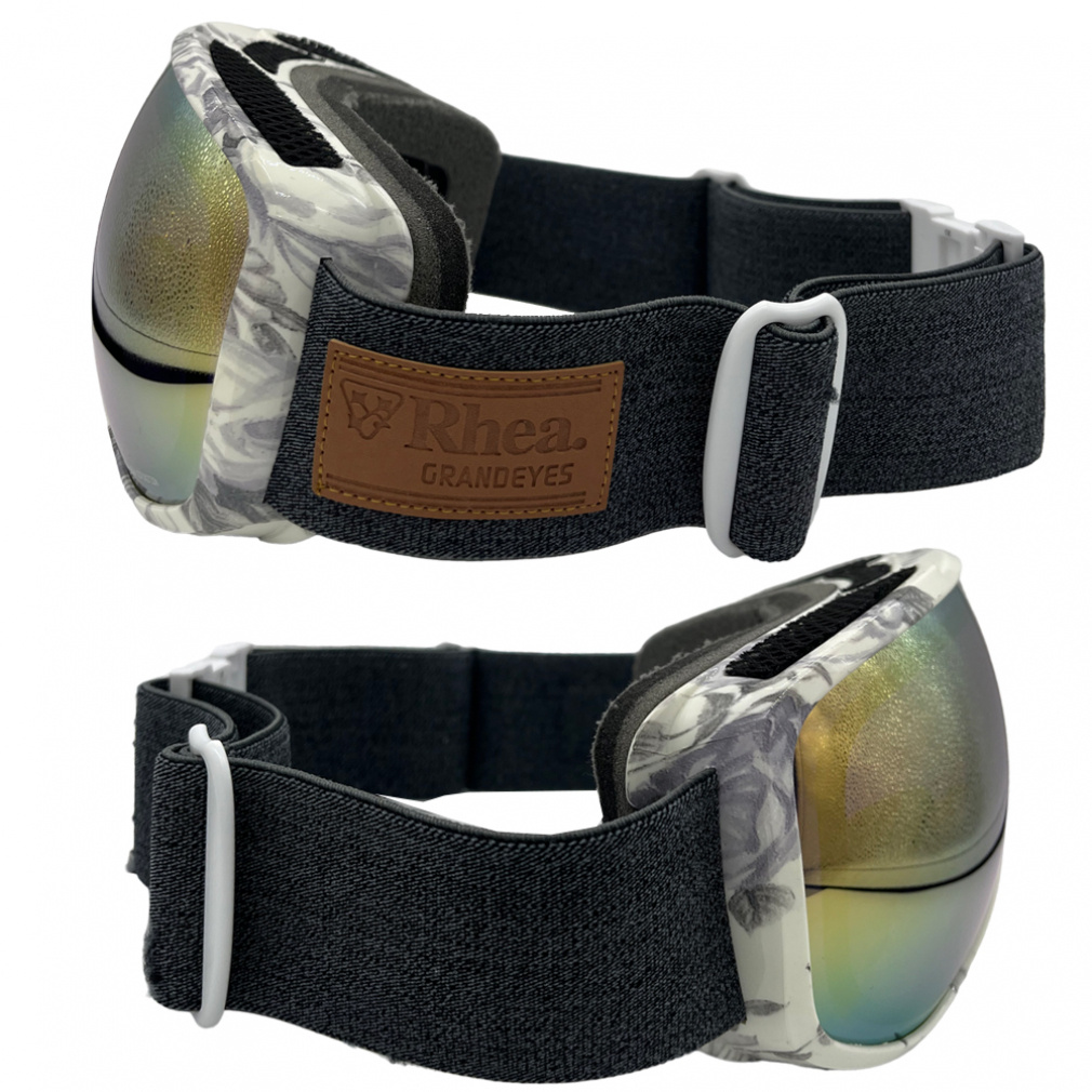 Rhea RH223HD-3 ゴーグル MBK/SLV レア) スノーゴーグル HD