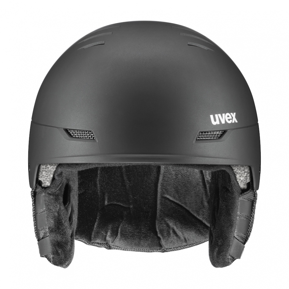 【極美品】uvex マットブラック ヘルメット 軽量 スノーボード UVEX wanted BKM_ウベックス ウォンテッド ブラックマット