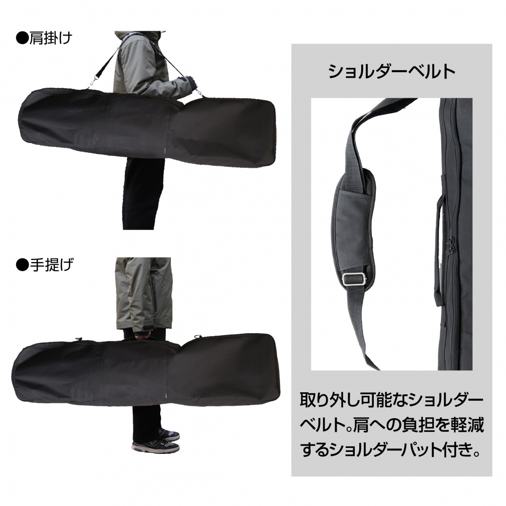 3WAY仕様パッド入りスノーボードケース Mサイズ 160cm｜Alpen Online