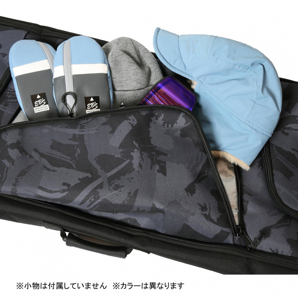 エビス THE ONE WHEEL 4400340 スノーボード ボードケース : BLACK ebs