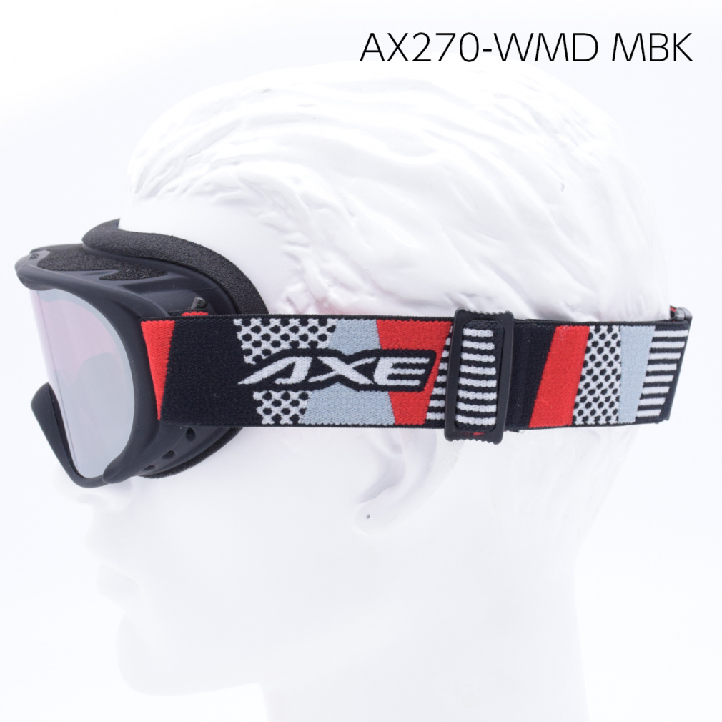 アックス スキー/スノーボード ティーンズ フェイスマスク付きゴーグル
