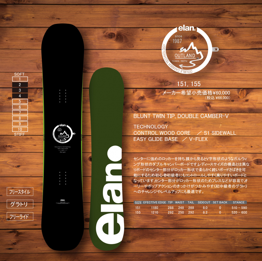 エラン アウトランド outland black｜Alpen Online