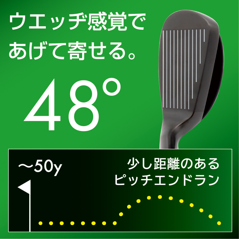 ヨルンダ8 48度 チッパー お助けクラブ アプローチ グリーン周り