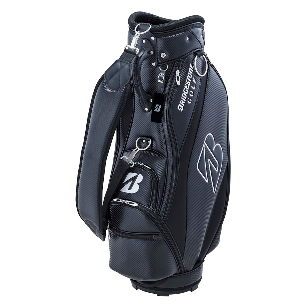BRIDGESTONE GOLF ゴルフバッグ ブラック ブリヂストン BSG BG-100 キャディバッグ・ヘッドカバー付 BGRSKC BK