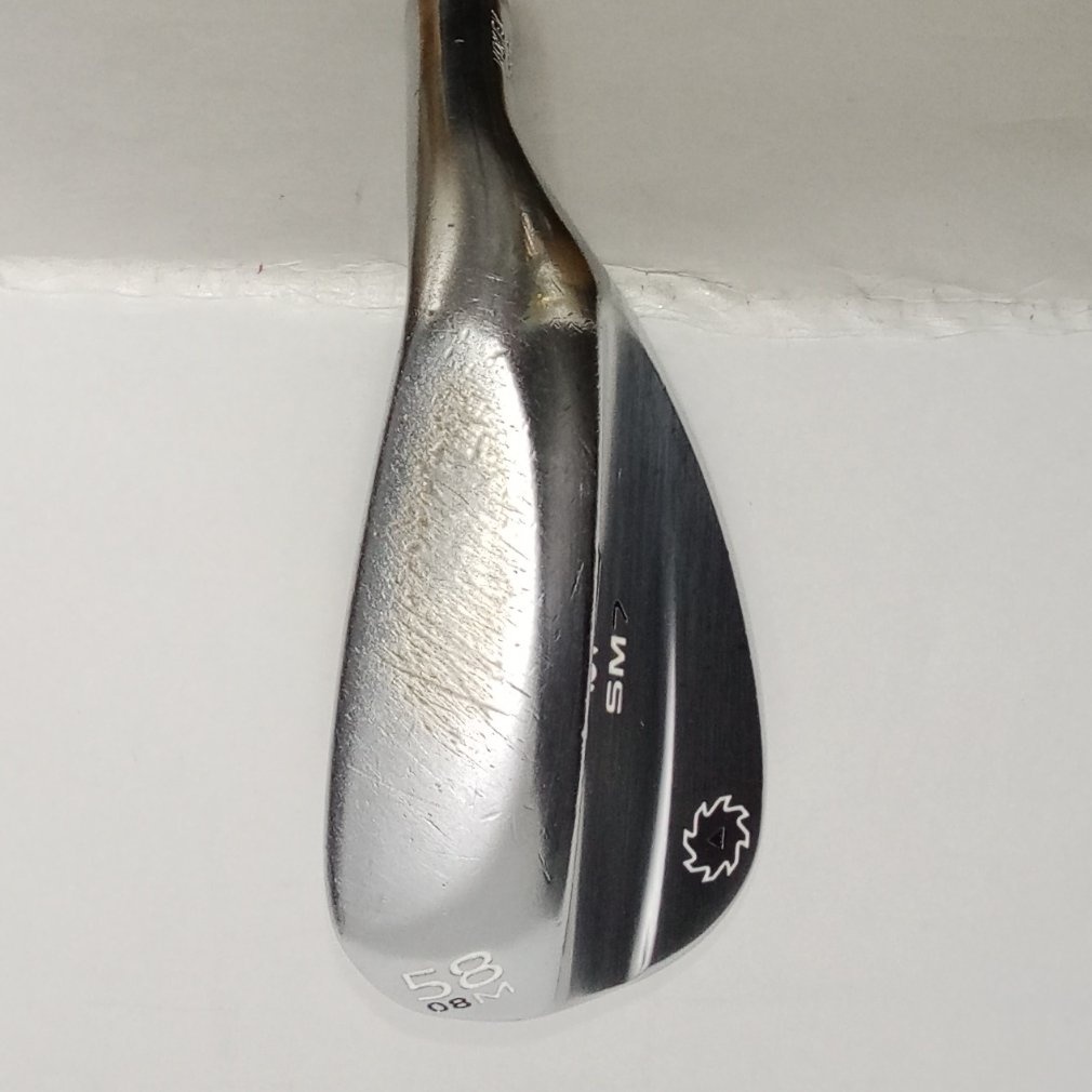 SM7 ツアークロム　56-8 ダイナミックゴールド　S200 VOKEY SM7 ﾂｱｰｸﾛｰﾑ Mｿｰﾙ ウェッジ 58° 8° S200 Dynamic Gold｜Alpen